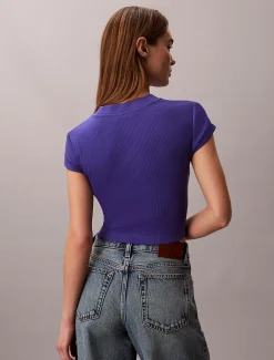 Calvin Klein Baby-T-Shirt mit Monologo^Damen T-shirts & Tops