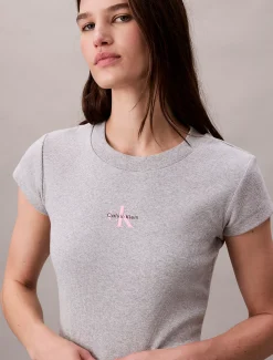 Calvin Klein Baby-T-Shirt mit Monologo^Damen T-shirts & Tops