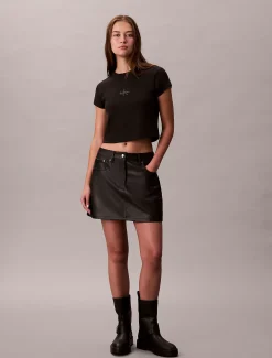 Calvin Klein Baby-T-Shirt mit Monologo^Damen T-shirts & Tops