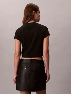 Calvin Klein Baby-T-Shirt mit Monologo^Damen T-shirts & Tops