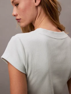 Calvin Klein Baby-T-Shirt mit Monologo^Damen T-shirts & Tops