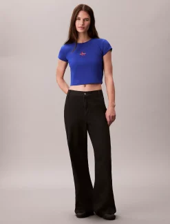 Calvin Klein Baby-T-Shirt mit Monologo^Damen T-shirts & Tops