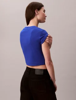 Calvin Klein Baby-T-Shirt mit Monologo^Damen T-shirts & Tops