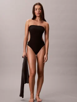 Calvin Klein Badeanzug mit Cut-outs - Intense Power^Damen BademodeFrisch Eingetroffen