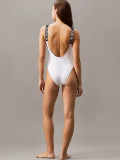 Calvin Klein Badeanzug mit tiefem Rücken - Intense Power^Damen BademodeFrisch Eingetroffen