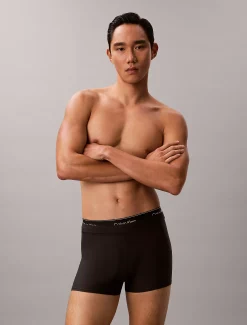 Calvin Klein Badehose mit doppeltem Taillenbund - CK Essentials^Herren BademodeFrisch Eingetroffen