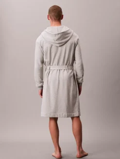 Calvin Klein Bademantel aus Frottee-Fleece^Herren Nachtwäsche & LoungewearFrisch Eingetroffen