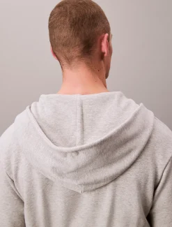 Calvin Klein Bademantel aus Frottee-Fleece^Herren Nachtwäsche & LoungewearFrisch Eingetroffen