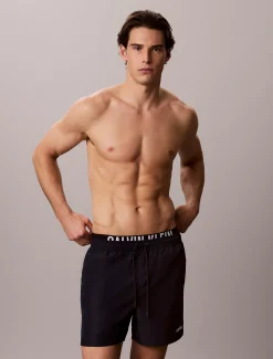 Calvin Klein Badeshorts mit doppeltem Bund – Intense Power^Herren BademodeFrisch Eingetroffen