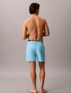 Calvin Klein Badeshorts mit doppeltem Bund – Intense Power^Herren BademodeFrisch Eingetroffen