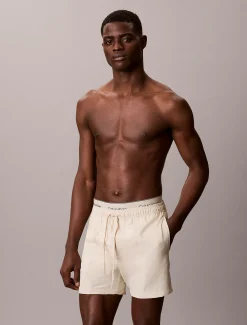 Calvin Klein Badeshorts mit doppeltem Bund^Herren BademodeFrisch Eingetroffen