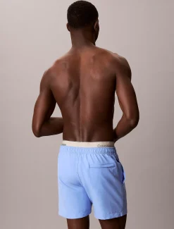 Calvin Klein Badeshorts mit doppeltem Bund^Herren BademodeFrisch Eingetroffen