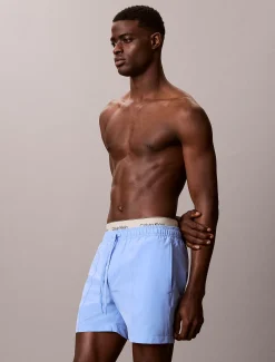 Calvin Klein Badeshorts mit doppeltem Bund^Herren BademodeFrisch Eingetroffen