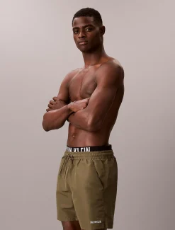 Calvin Klein Badeshorts mit doppeltem Bund – Intense Power^Herren BademodeFrisch Eingetroffen