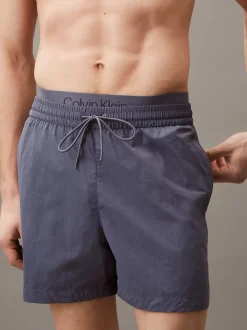 Calvin Klein Badeshorts mit doppeltem Bund - CK Soft Nylon^Herren BademodeFrisch Eingetroffen