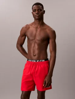 Calvin Klein Badeshorts mit doppeltem Bund – Intense Power^Herren BademodeFrisch Eingetroffen