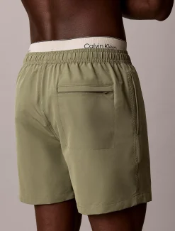 Calvin Klein Badeshorts mit doppeltem Bund^Herren BademodeFrisch Eingetroffen