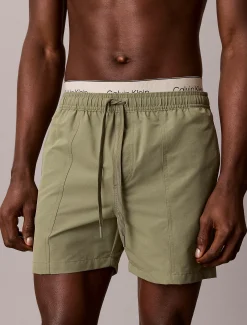 Calvin Klein Badeshorts mit doppeltem Bund^Herren BademodeFrisch Eingetroffen