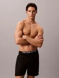 Calvin Klein Badeshorts mit doppeltem Bund – Intense Power^Herren BademodeFrisch Eingetroffen