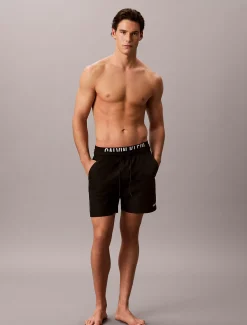 Calvin Klein Badeshorts mit doppeltem Bund – Intense Power^Herren BademodeFrisch Eingetroffen