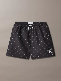 Calvin Klein Badeshorts mit Print für Jungen - CK Monogram^Kinder Shorts & Trousers|Kleidung