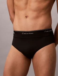 Calvin Klein Badeslip mit doppeltem Bund – CK Essentials^Herren BademodeFrisch Eingetroffen