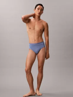 Calvin Klein Badeslip mit doppeltem Bund – CK Essentials^Herren BademodeFrisch Eingetroffen