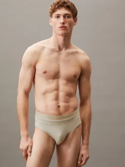 Calvin Klein Badeslip mit doppeltem Bund - CK Meta Legacy^Herren BademodeFrisch Eingetroffen