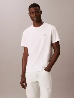 Calvin Klein Badge-T-Shirt aus Baumwolle^Herren T-shirts