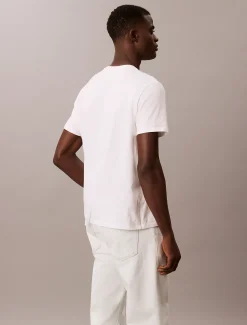 Calvin Klein Badge-T-Shirt aus Baumwolle^Herren T-shirts