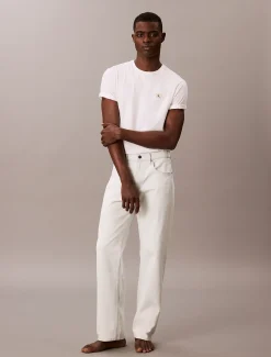 Calvin Klein Badge-T-Shirt aus Baumwolle^Herren T-shirts