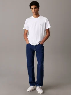 Calvin Klein Badge-T-Shirt aus Baumwolle^Herren T-shirts