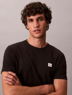 Calvin Klein Badge-T-Shirt aus Baumwolle^Herren T-shirts