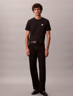 Calvin Klein Badge-T-Shirt aus Baumwolle^Herren T-shirts