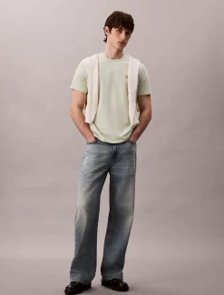 Calvin Klein Badge-T-Shirt aus Baumwolle^Herren T-shirts