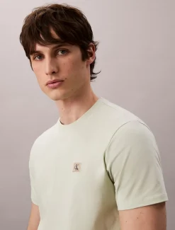 Calvin Klein Badge-T-Shirt aus Baumwolle^Herren T-shirts