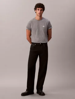 Calvin Klein Badge-T-Shirt aus Baumwolle^Herren T-shirts