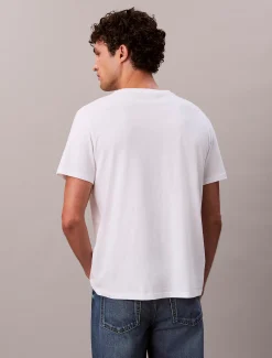 Calvin Klein Badge-T-Shirt aus Baumwolle^Herren T-shirts