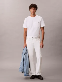 Calvin Klein Badge-T-Shirt mit Brusttasche^Herren T-shirts