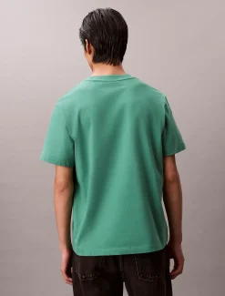 Calvin Klein Badge-T-Shirt mit Brusttasche^Herren T-shirts