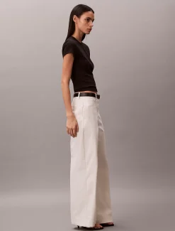 Calvin Klein Baggy Chino-Hose^Damen Hosen & Shorts|High Rise Skinny