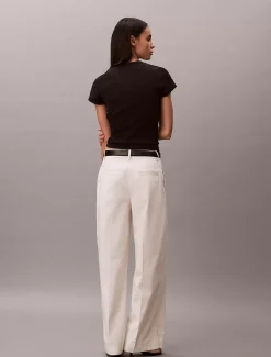 Calvin Klein Baggy Chino-Hose^Damen Hosen & Shorts|High Rise Skinny