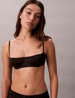 Calvin Klein Balconette-BH aus Satin^Damen Dessous|Bhs & BralettesFrisch Eingetroffen