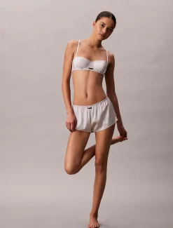 Calvin Klein Balconette-BH aus Satin^Damen Dessous|Bhs & BralettesFrisch Eingetroffen