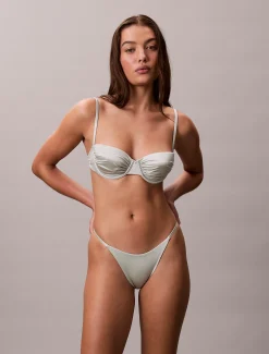 Calvin Klein Balconette-Bikini-Top - CK Shine^Damen BademodeFrisch Eingetroffen