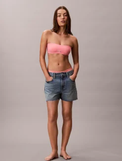 Calvin Klein Bandeau Bikini-Top – CK Monogram^Damen BademodeFrisch Eingetroffen