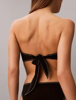 Calvin Klein Bandeau Bikini-Top – CK Monogram^Damen BademodeFrisch Eingetroffen