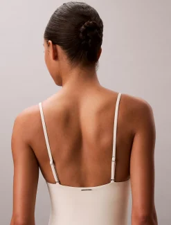 Calvin Klein Bandeau-Badeanzug - CK Essentials^Damen BademodeFrisch Eingetroffen