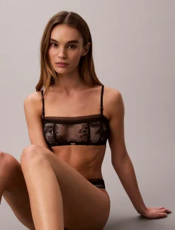 Calvin Klein Bandeau-BH - CK Floral Lace^Damen Dessous|Bhs & BralettesFrisch Eingetroffen