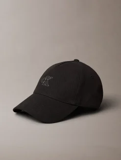 Calvin Klein Baseballcap aus Baumwoll-Canvas mit Monogramm^Damen Schals & Handschuhe